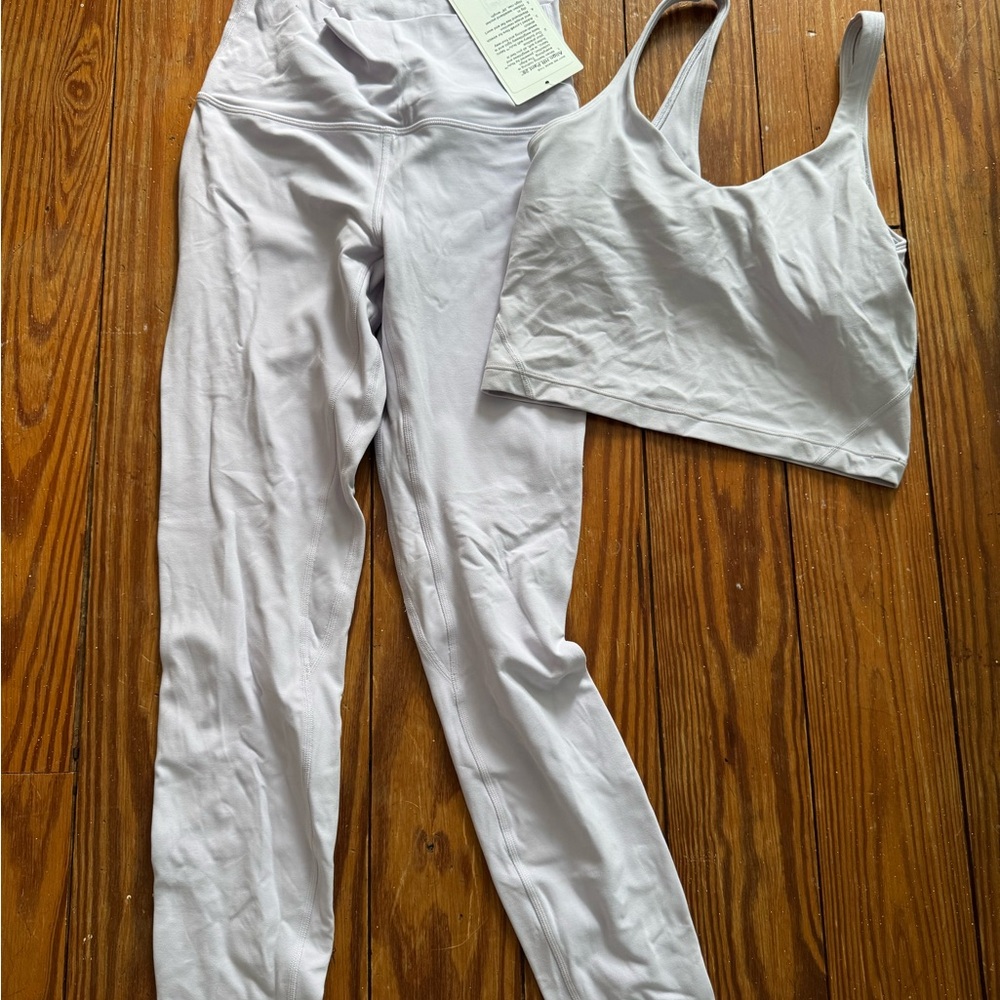 Lululemon Light Lavender Activewear Set